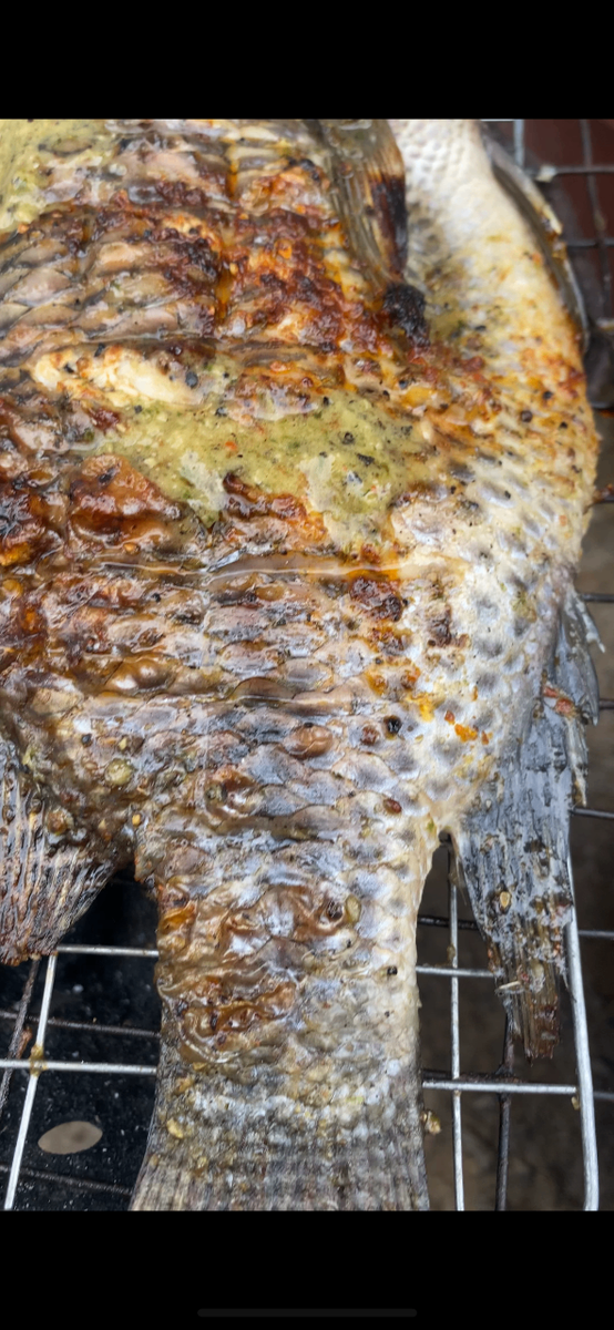 Poisson grillé savoureux