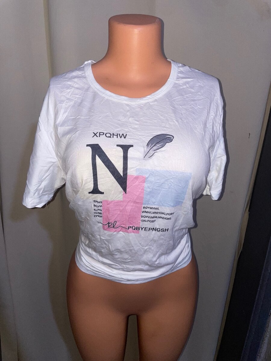 T-shirt chic avec motifs