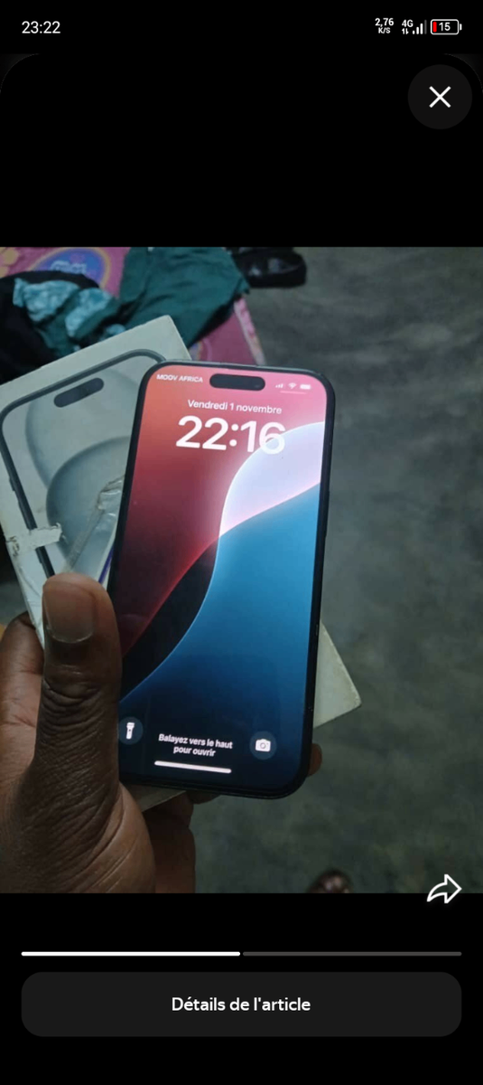 Smartphone moderne dernière génération