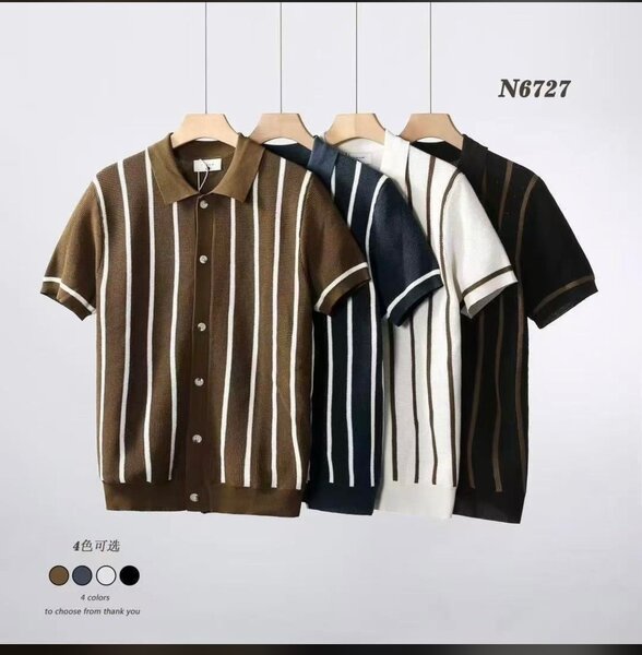 T-shirt rayé élégant homme