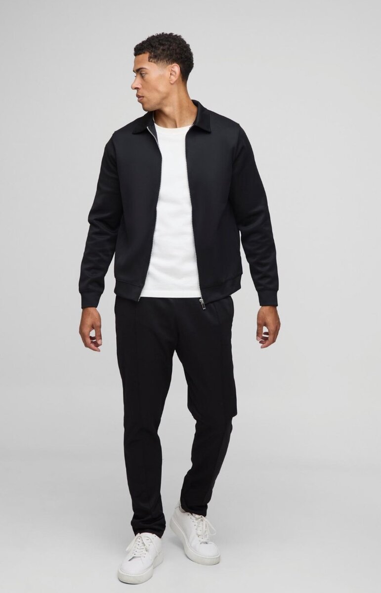 Veste décontractée homme noire