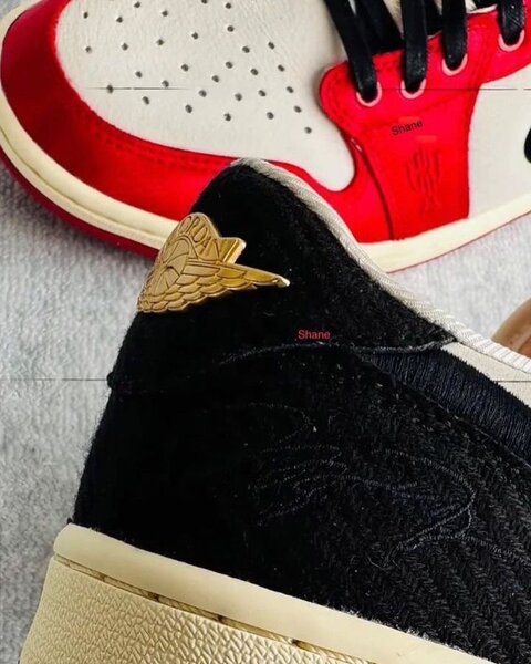 Sneakers classiques rouge et noir