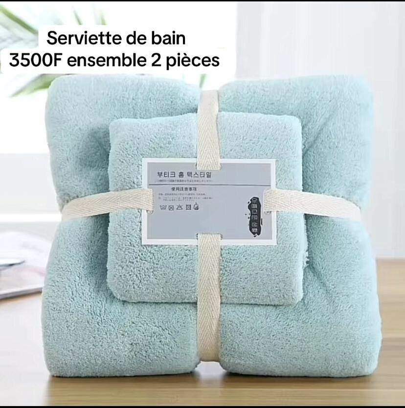 Serviettes de bain douces