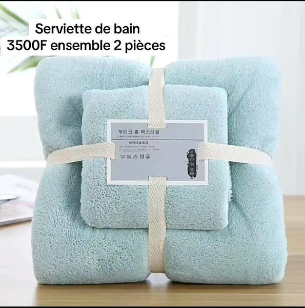 Serviettes de bain douces
