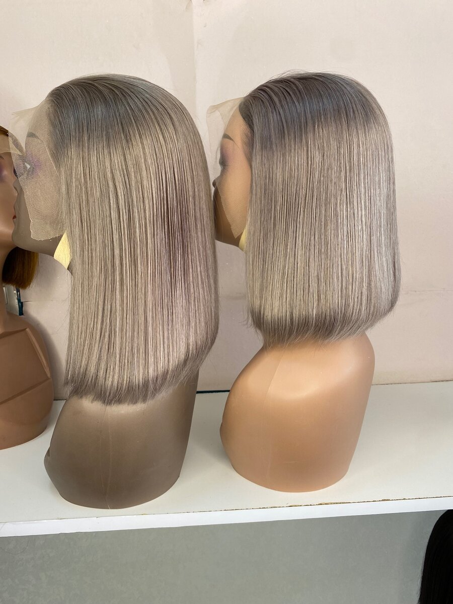 Gray wigs