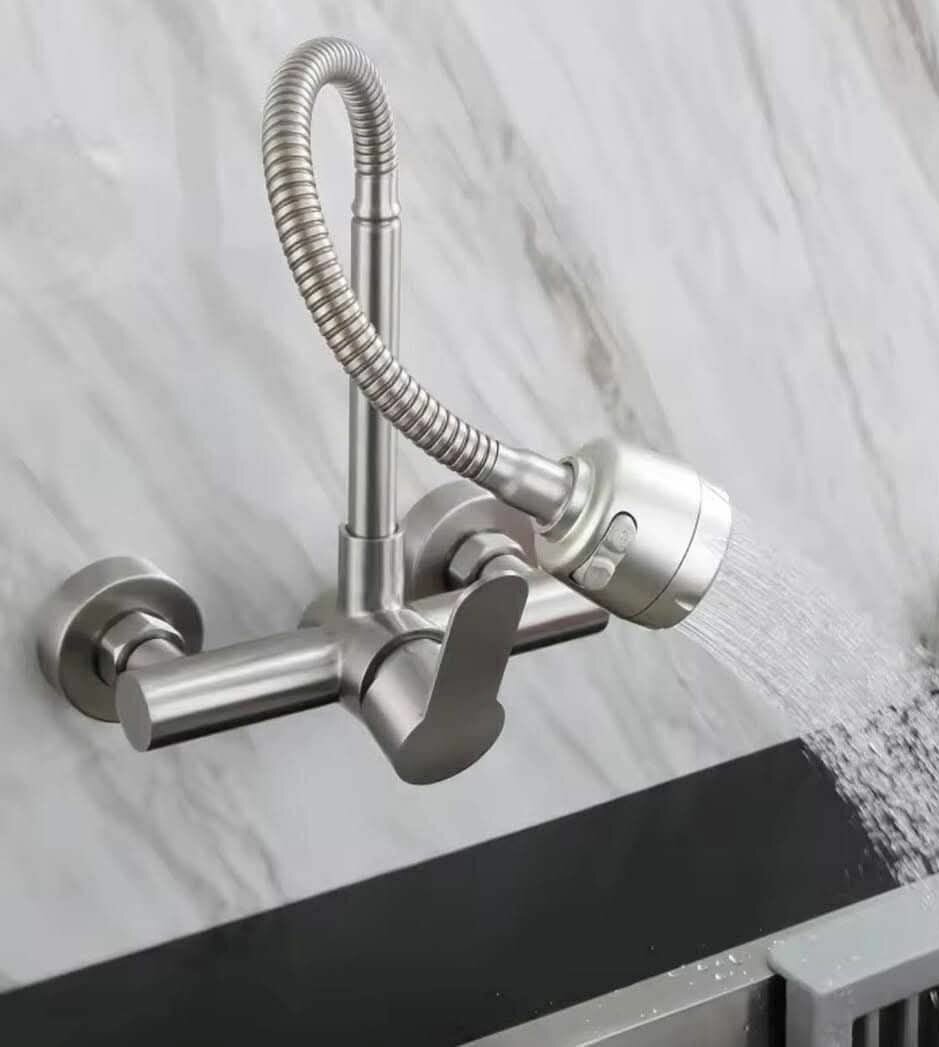 Mitigeur mural flexible