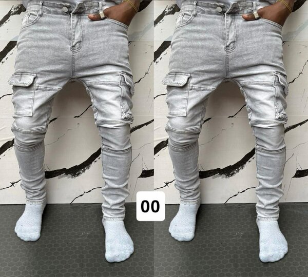 Jean cargo pour hommes