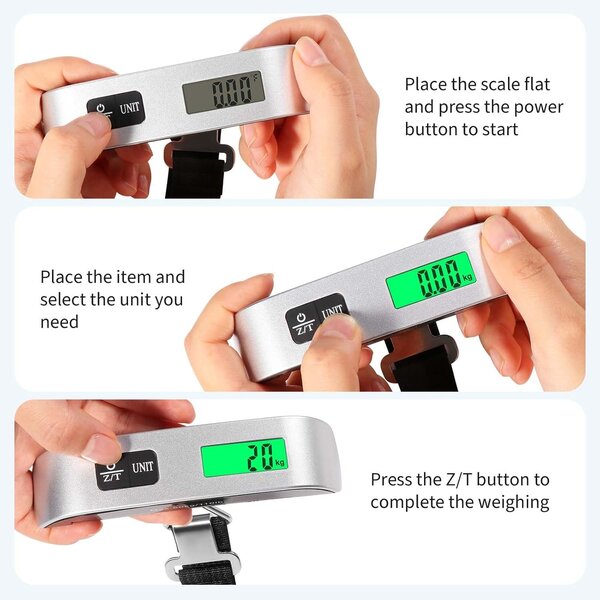 Pèse-bagage numérique portable