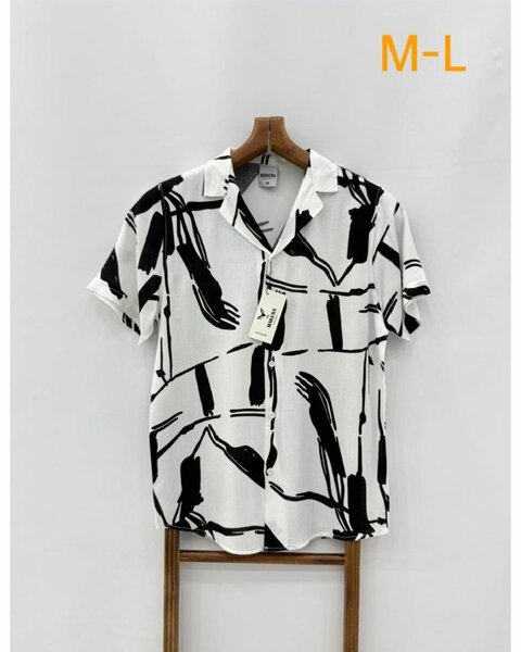 Chemise tropicale imprimée