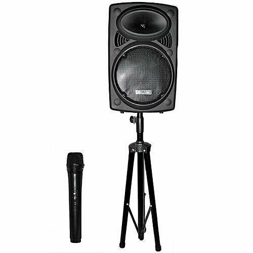 Enceinte amplifiée avec microphone