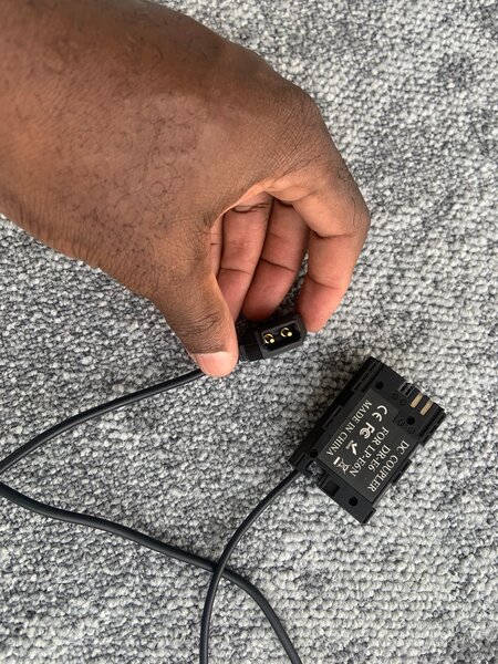 Adaptateur secteur D-Tap pour batterie appareil photo