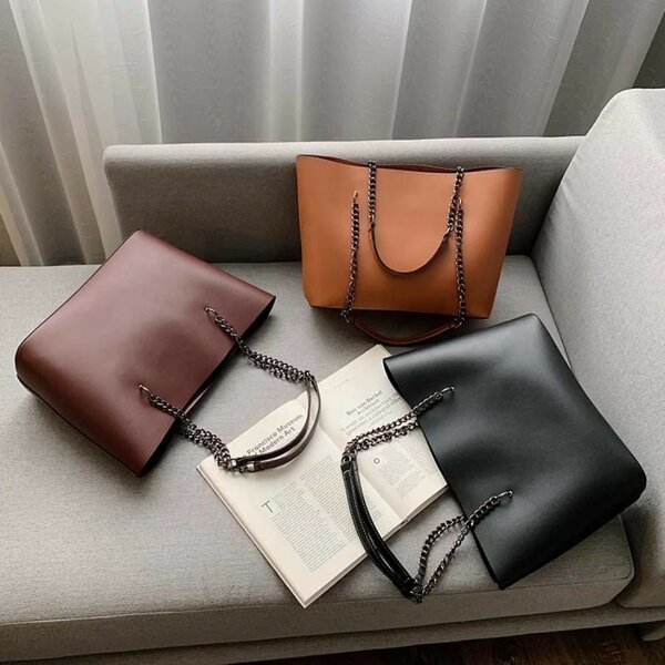 Sac cabas en cuir élégant