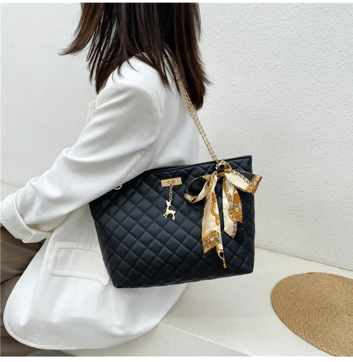 Sac à main noir élégant