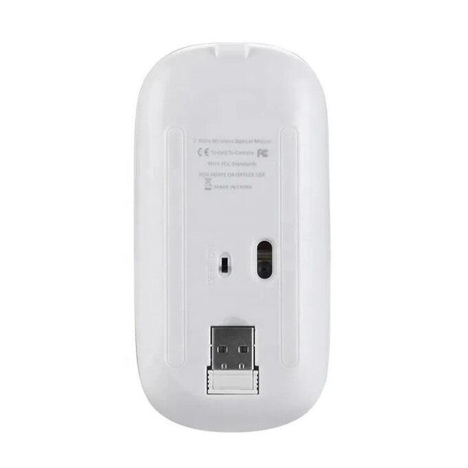 Souris sans fil Rechargeable, double mode 2.4GHz, Bluetooth