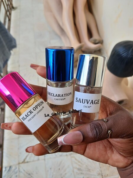 Trio (3) essences de parfums