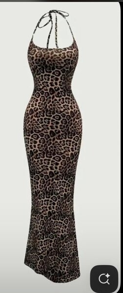 Robe Élégante Léopard Femme