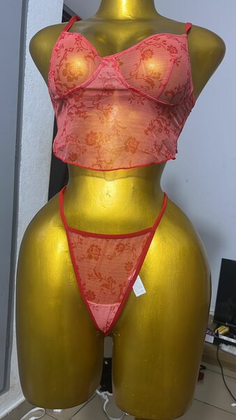 Ensemble lingerie dentelle noir