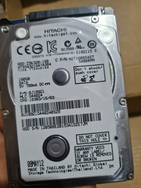 Disque dur Hitachi 160GB