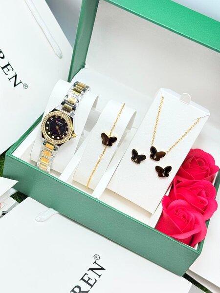 Ensemble Montre et Bijoux Curren