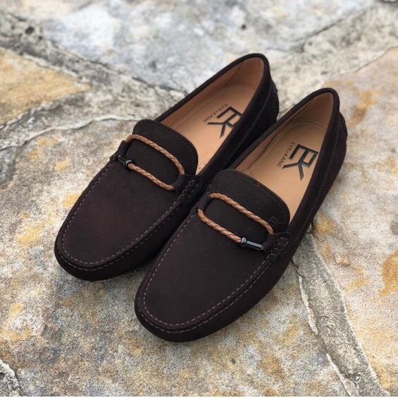 Mocassins en daim élégants