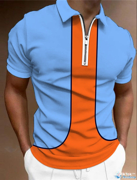 Polo homme élégant coloré