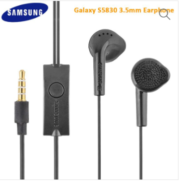 Samsung In Ear Earphone 3.5mm Jack EHS61 Wired with Microphone For All Smart Phones -BLACK