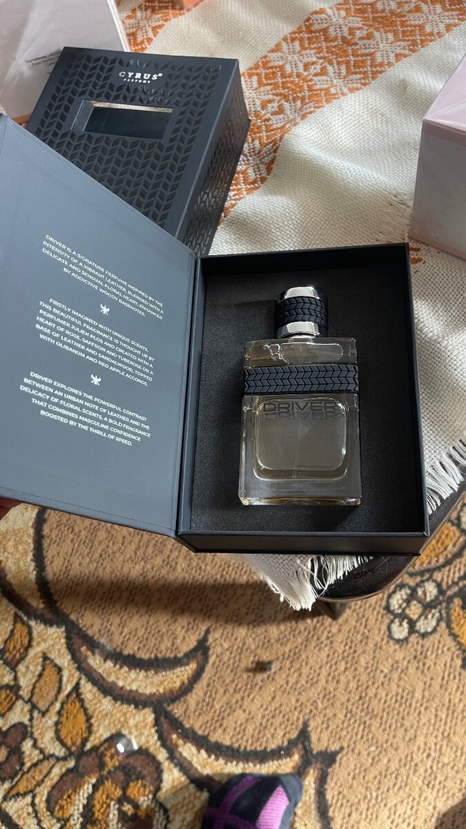 Parfum Driver Ambre Cuiré