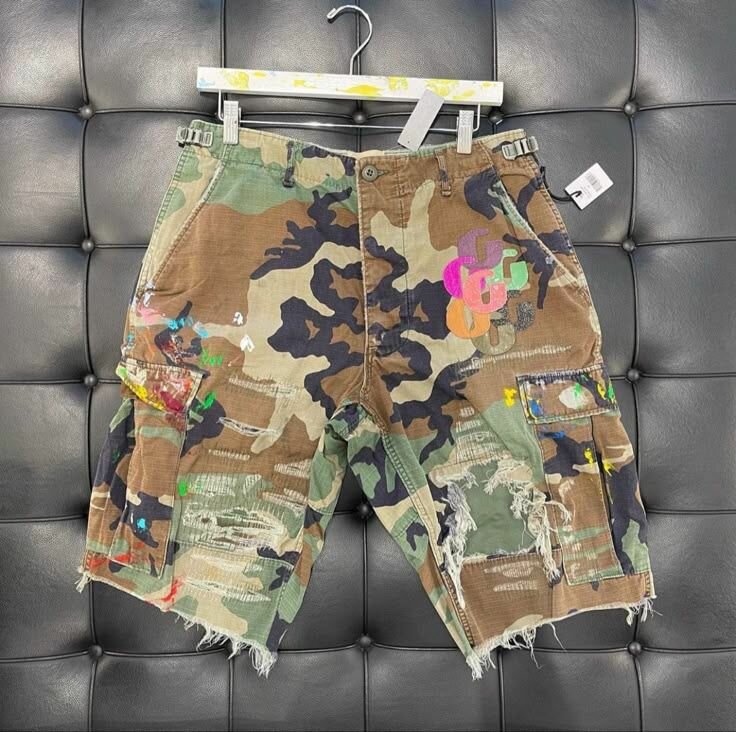 Shorts camo style décontracté