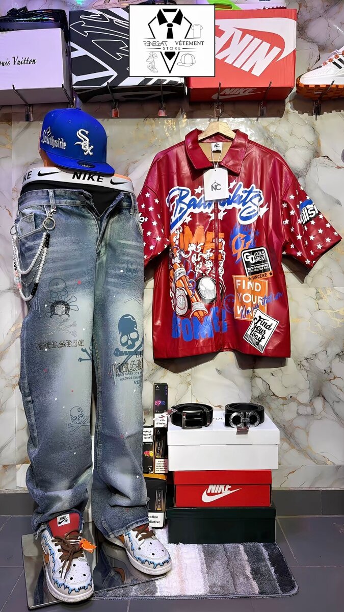 Jean cargo mode urbain