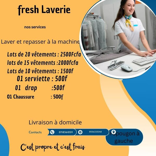 Laverie disponible pour vous