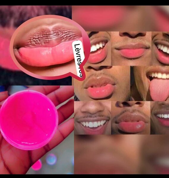 Baume à lèvres rose hydratant