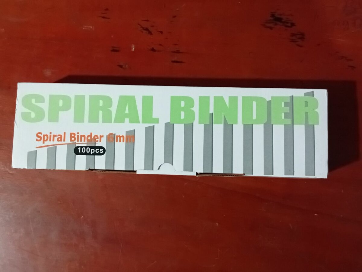 Reliure Spirale 6mm 100 pcs