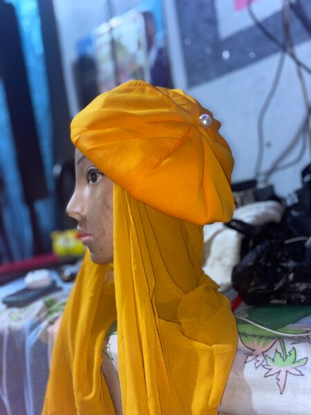 Turban en soie élégant