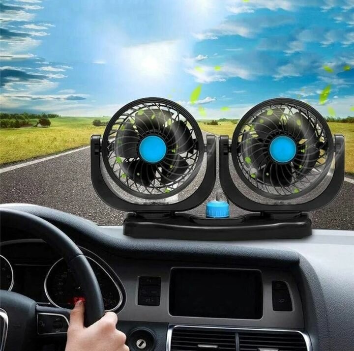 Ventilateur de Voiture Double 360°