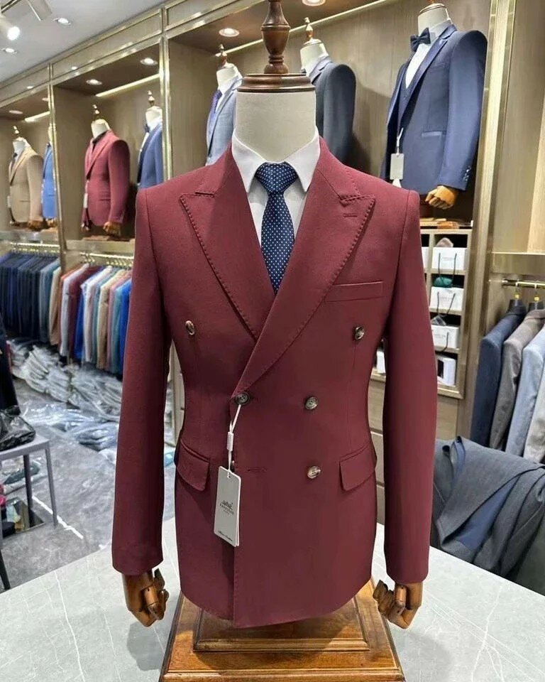 Men's suit Burgundy 