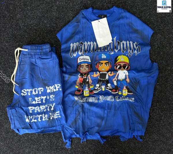 Ensemble T-shirt et Short Graphique