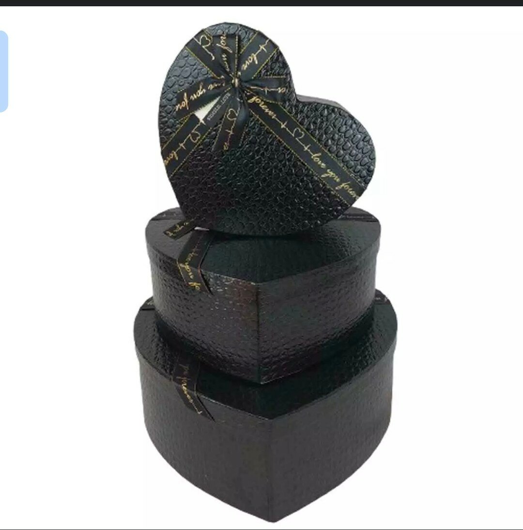 Coffrets en forme de cœur