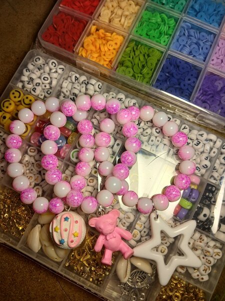 Kit de perles colorées DIY