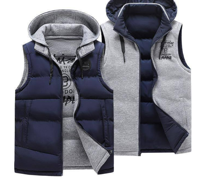 Two in one sleeveless bombas with removable hut.