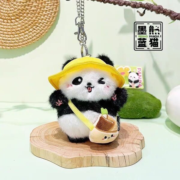 Porte-clés en peluche Panda