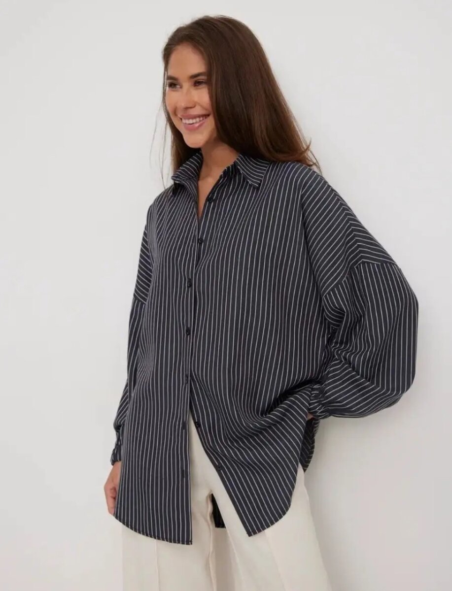 Женская рубашка оверсайз.Размеры S,M