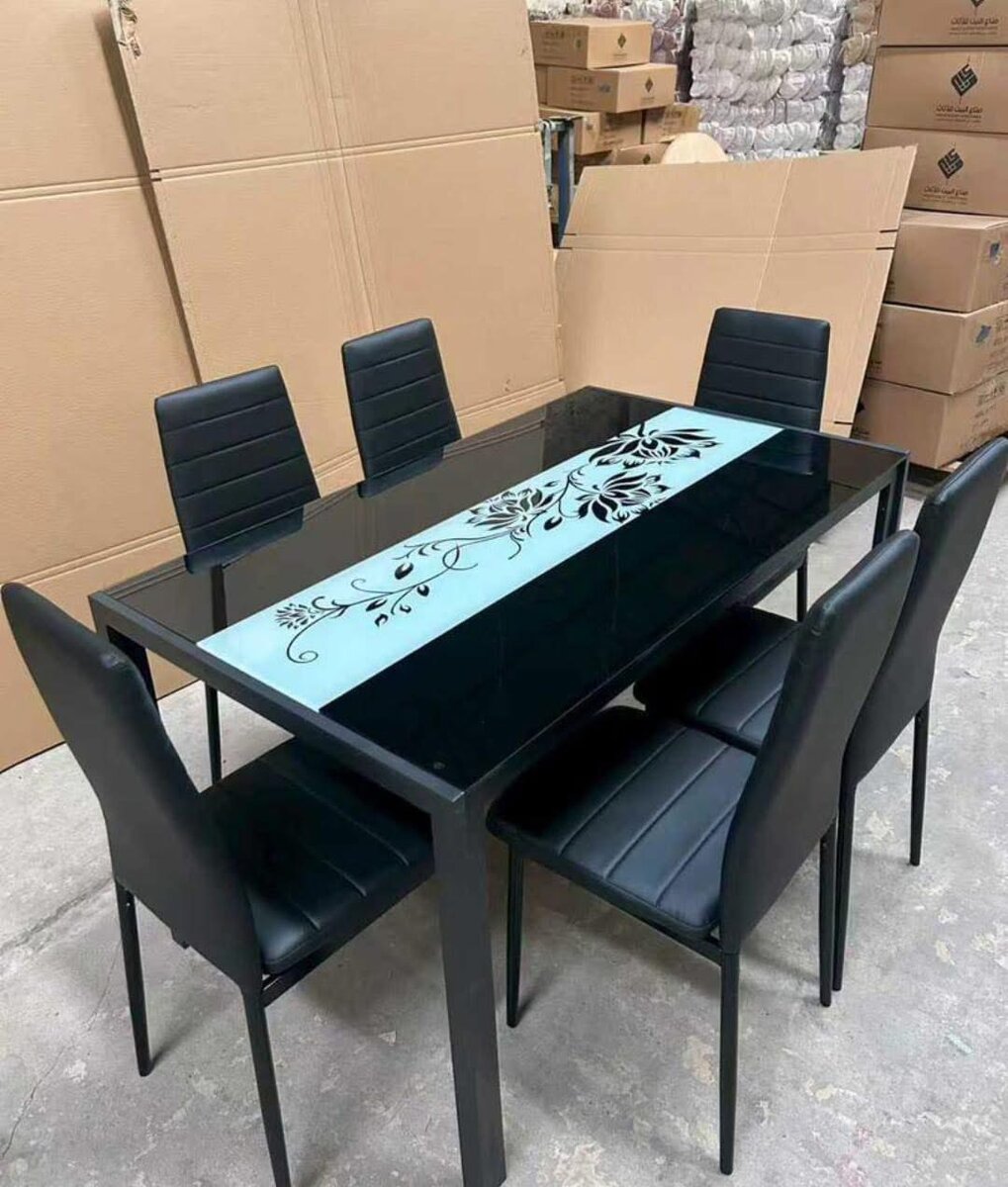 Table à manger moderne 6 chaises