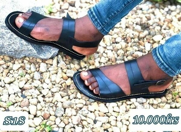 Sandales en cuir