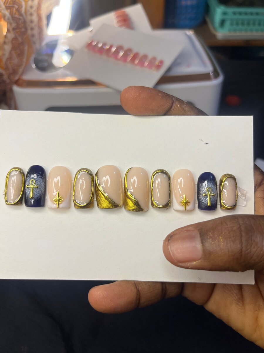 Ongles Press-Ons Art Design