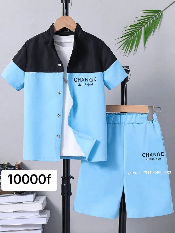 Ensemble Chemise et Short Homme