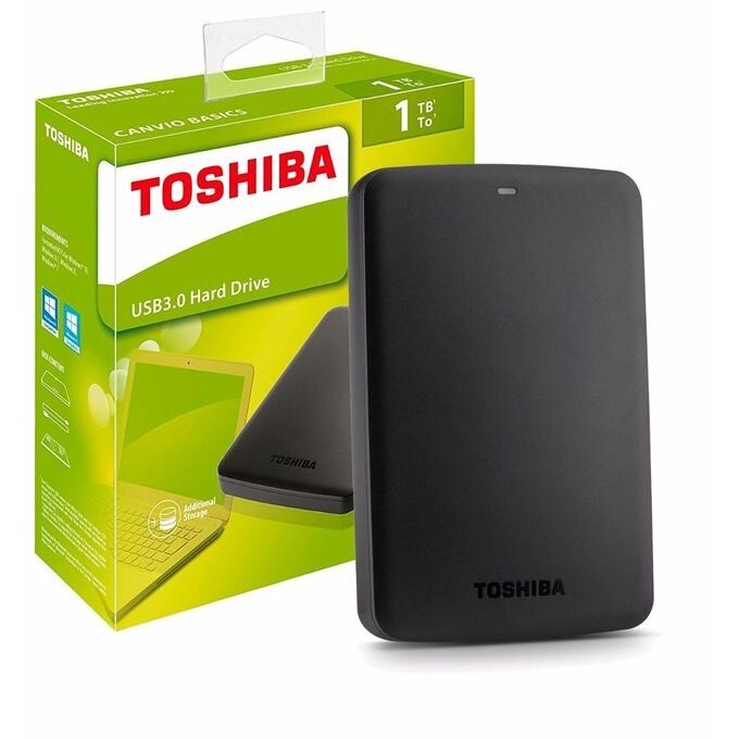 1 TB Toshiba External Hard Disk Drive (HDD)/ Storage