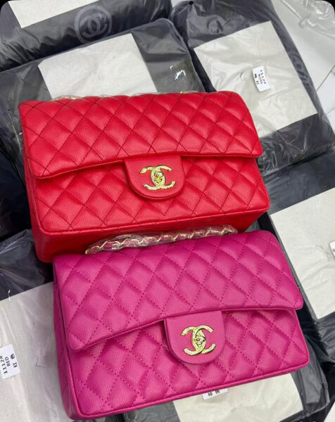 Sac en cuir matelassé