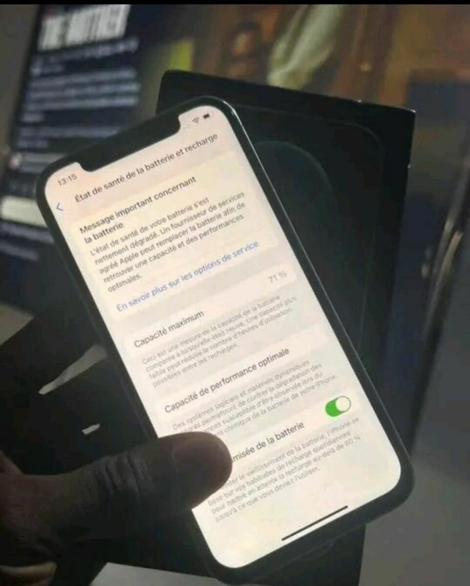 iPhone 12 Pro Blanc 128 Go