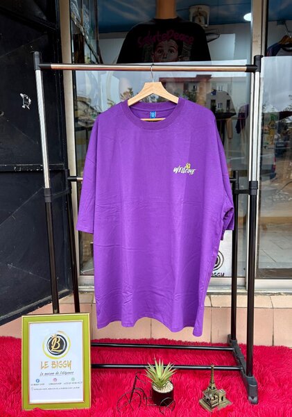 T-shirt violet Super Mario