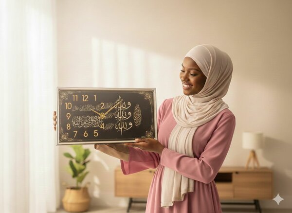 Horloge Murale Arabe Élégante